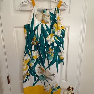 Tahari Floral Midi Dress